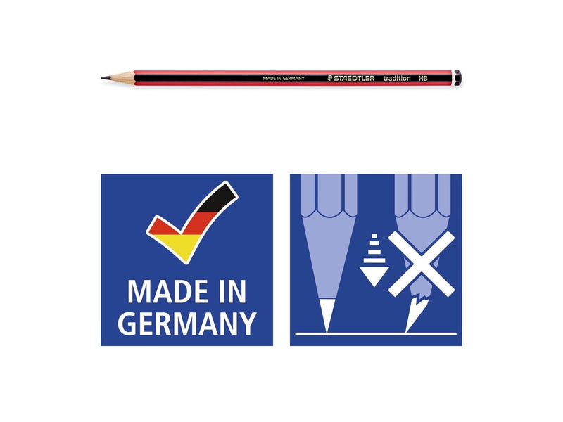 Staedtler Pencil tradition HB x3 bc 100% PEFC