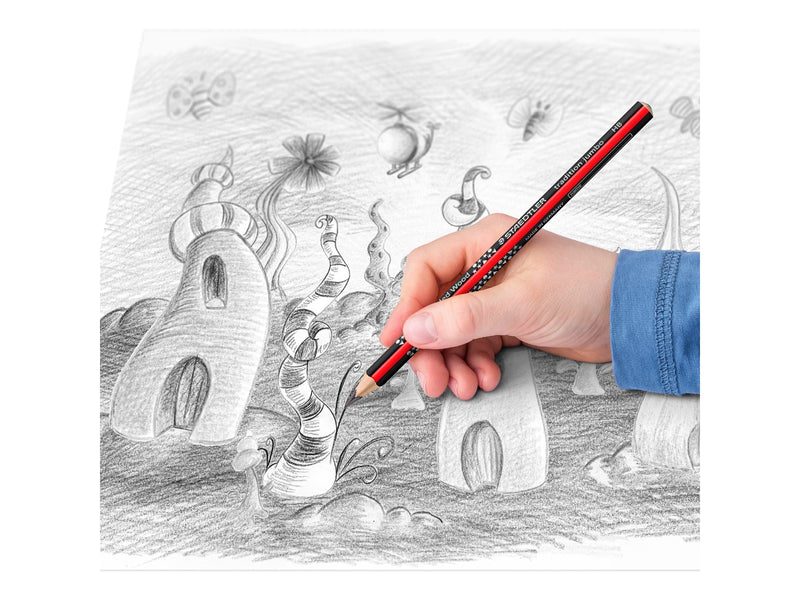 Staedtler Pencil tradition jumbo 2B 2pcs   100% PEFC