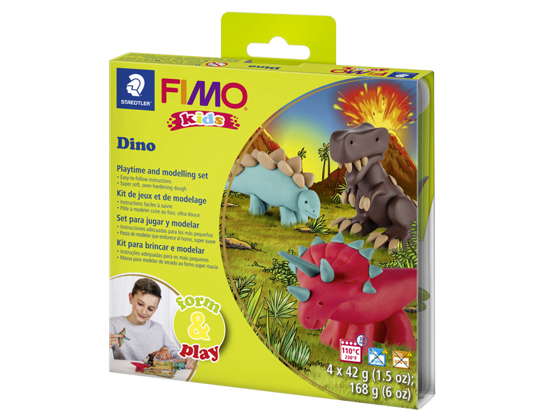 Staedtler Set Mod. clay FIMO kids F&P Dino