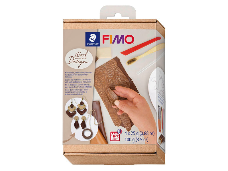 Staedtler Set Mod. clay FIMO soft Ht wood-eff