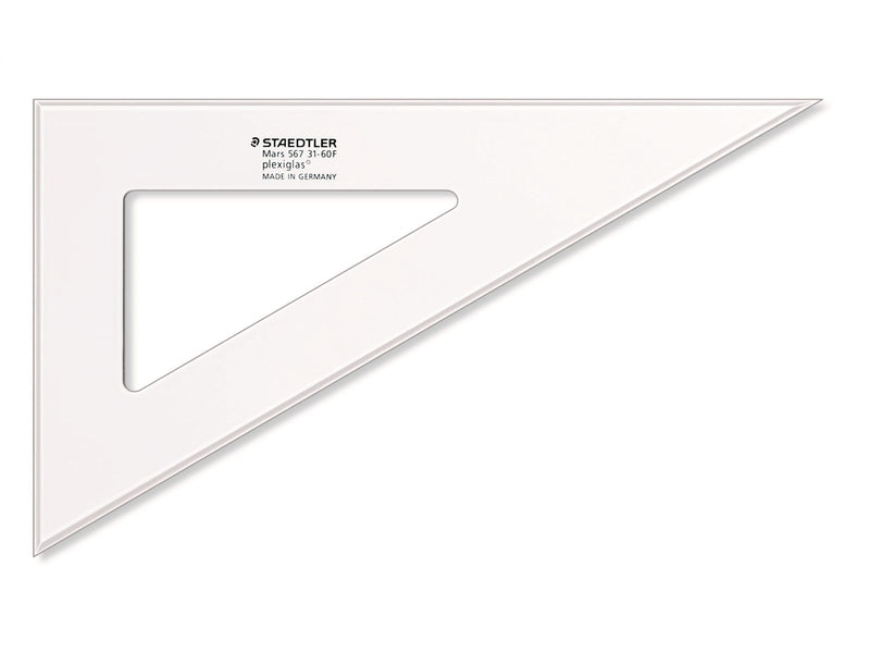 Staedtler Set square 31 cm 60/30 degree clear