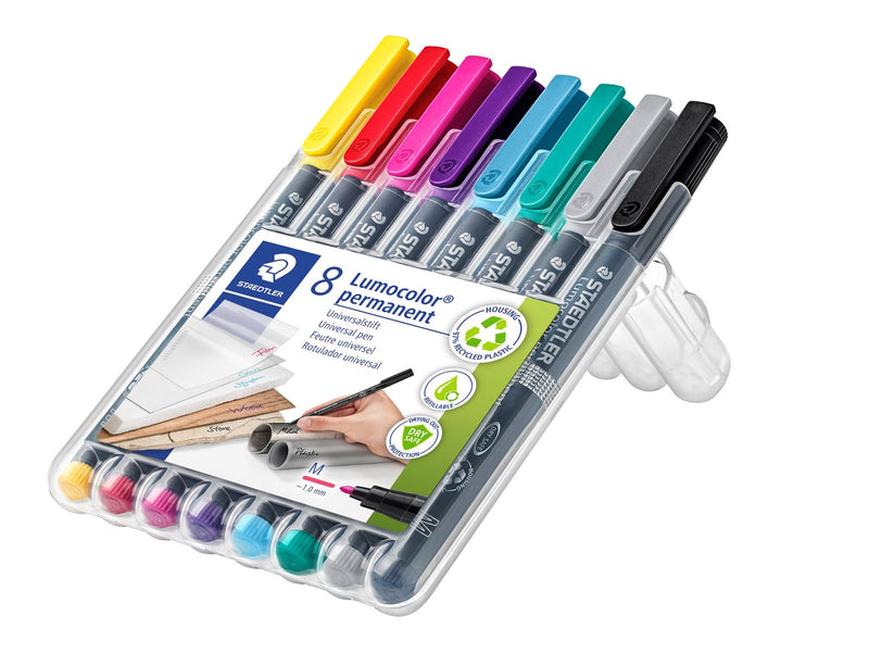 Staedtler Universal pen Lumo M perm 8pcs Box