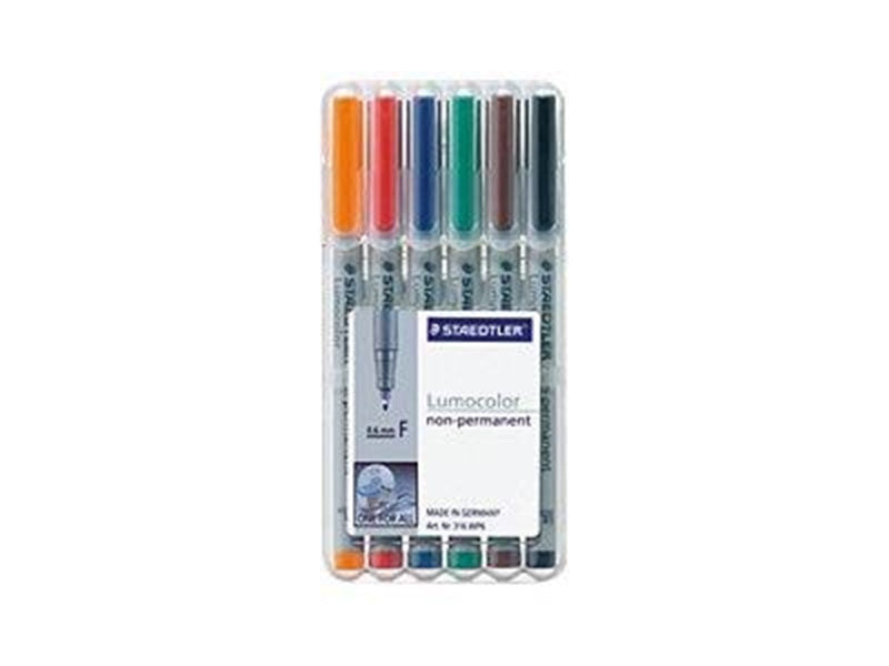 Staedtler Universal pen Lumocolor non-p F 6pc