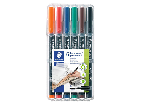 Staedtler Universal pen Lumocolor perm M 6pcs