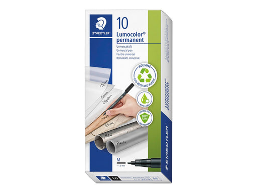 Staedtler Universal pen Lumocolor perm.10 pcs.M blue