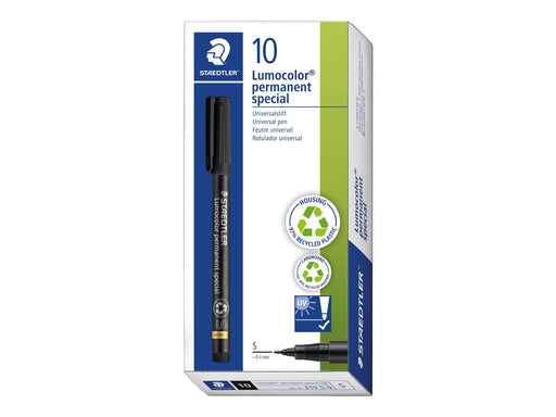 Staedtler Universal pen Lumocolor spec S blac 10 pcs