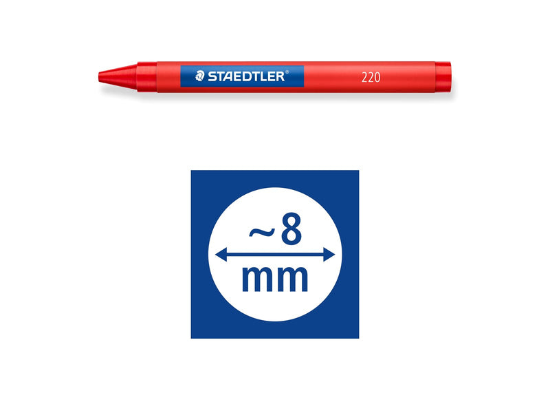 Staedtler Wax crayon 8mm 12pcs.box