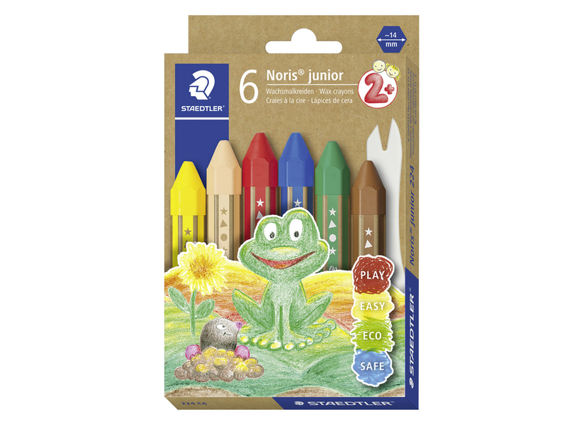 Staedtler Wax crayon Noris junior 6pcs box