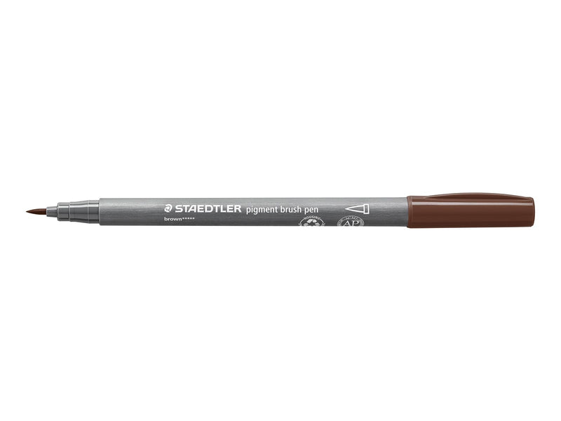 Staedtler pigment brush pen 10 pcs brown