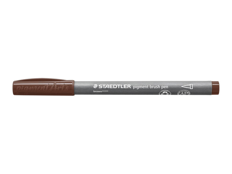 Staedtler pigment brush pen 10 pcs brown