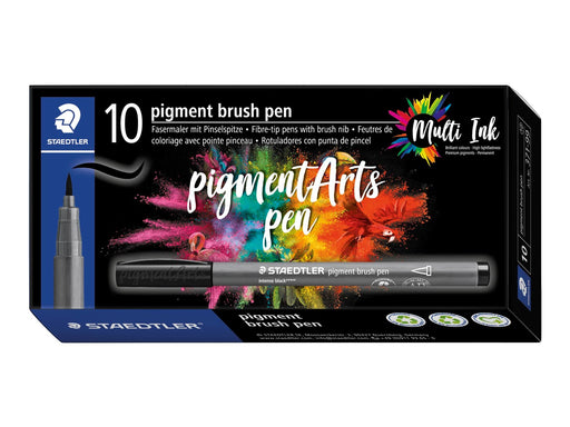 Staedtler pigment brush pen 10 pcs dune