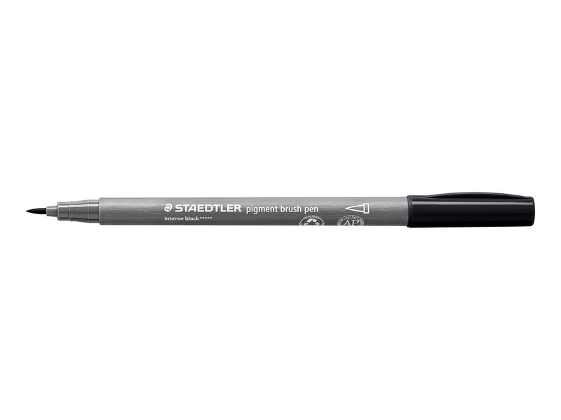 Staedtler pigment brush pen 10 pcs intense black