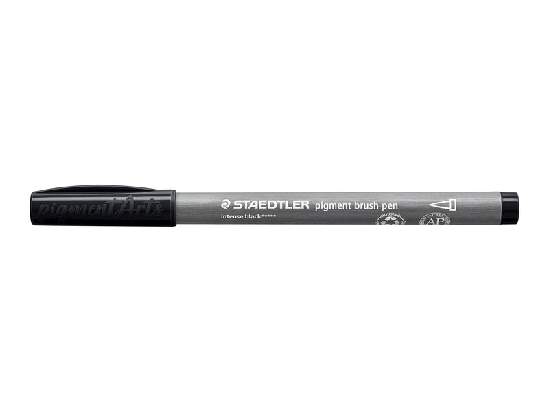 Staedtler pigment brush pen 10 pcs intense black