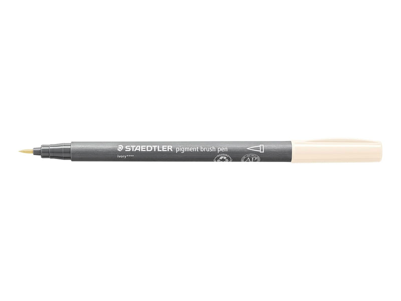 Staedtler pigment brush pen 10 pcs ivory