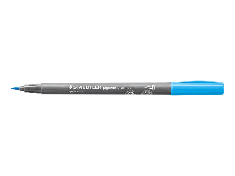 Staedtler pigment brush pen 10 pcs light blue