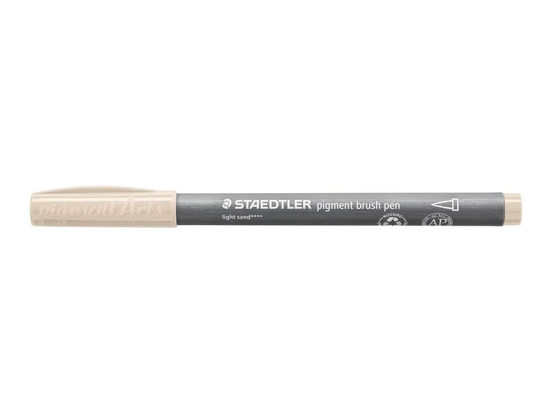 Staedtler pigment brush pen 10 pcs light sand