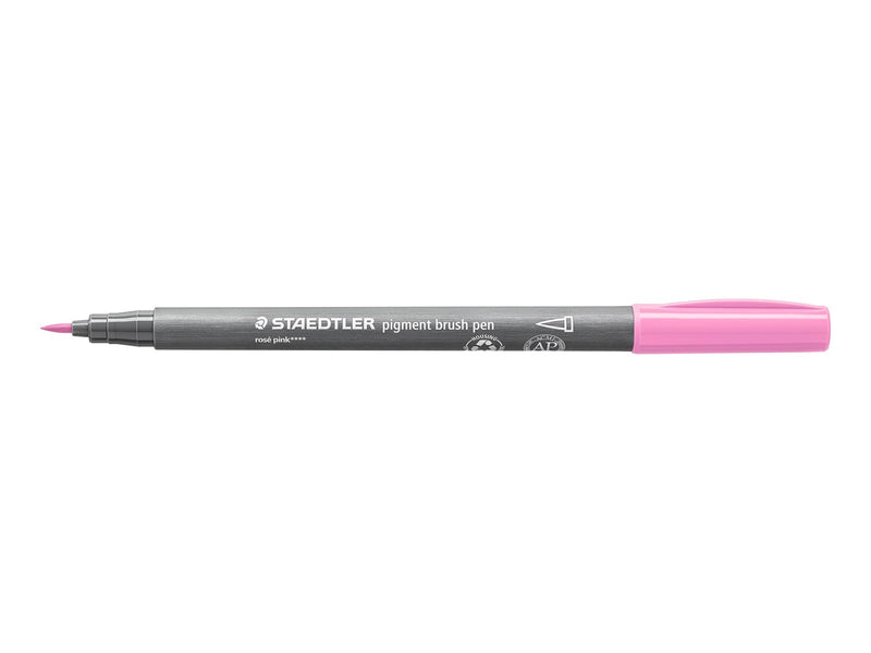 Staedtler pigment brush pen 10 pcs magenta