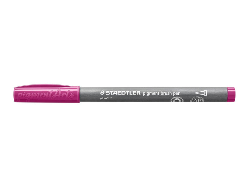 Staedtler pigment brush pen 10 pcs plum