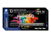 Staedtler pigment brush pen 10 pcs rosé pink