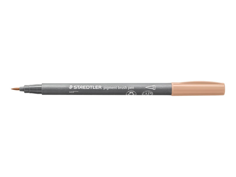 Staedtler pigment brush pen 10 pcs sand