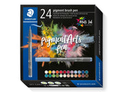 Staedtler pigment brush pen 24pcs