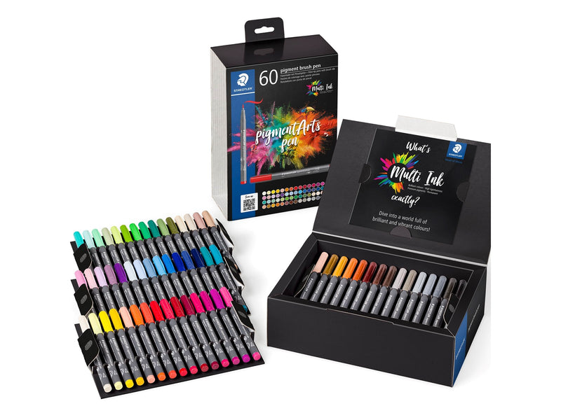 Staedtler pigment brush pen 60pcs
