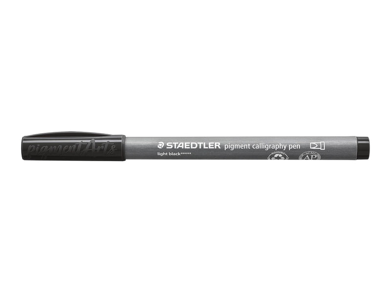 Staedtler pigment calligraphy pen 10 pcs light black
