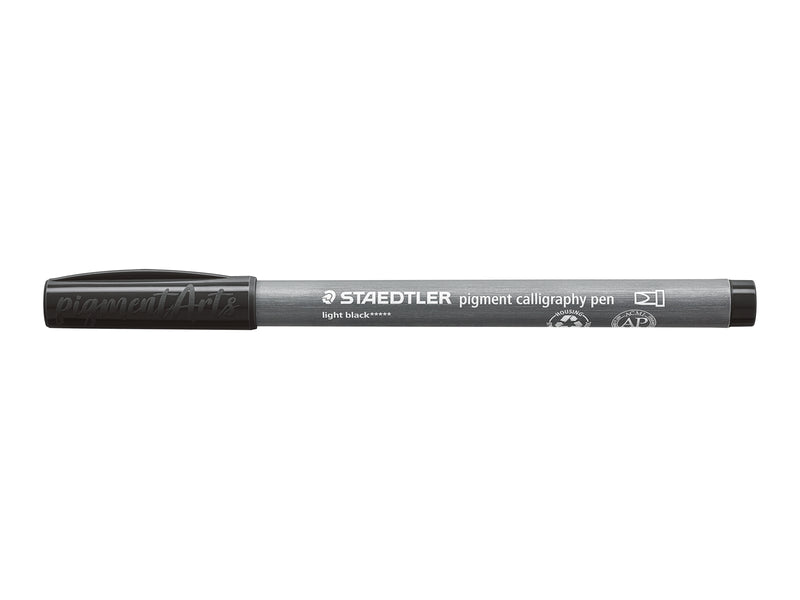 Staedtler pigment calligraphy pen 10 pcs light black