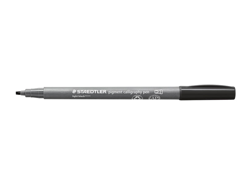 Staedtler pigment calligraphy pen 10 pcs light black