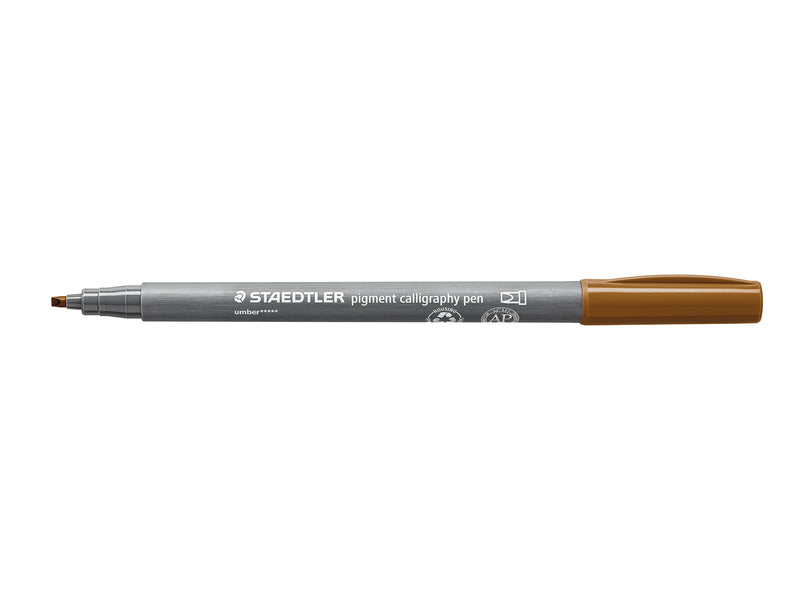 Staedtler pigment calligraphy pen 10 pcs umbra