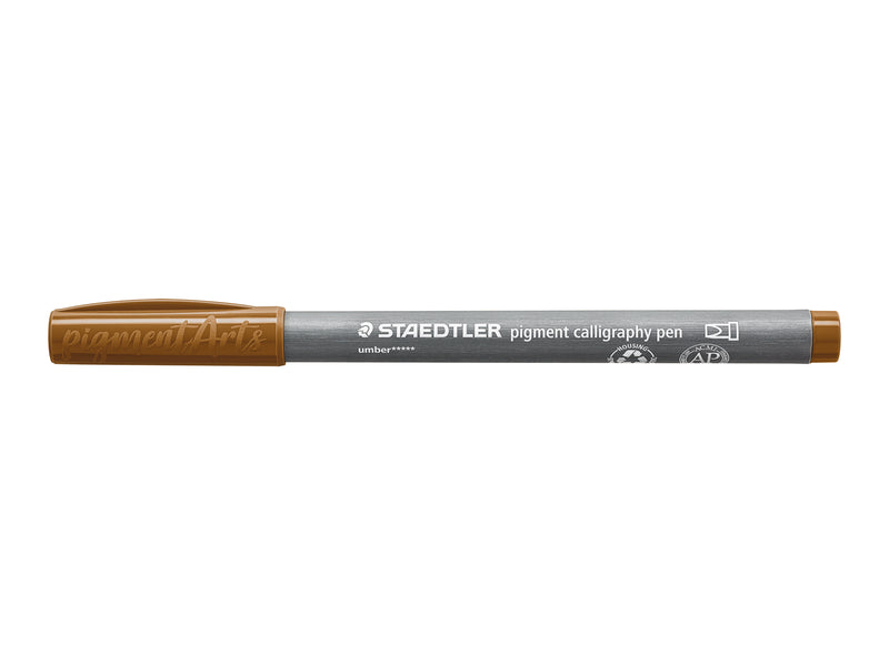 Staedtler pigment calligraphy pen 10 pcs umbra
