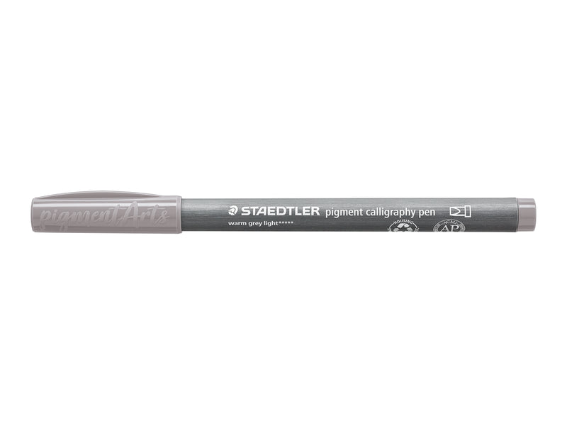 Staedtler pigment calligraphy pen 10 pcs warmgreymed