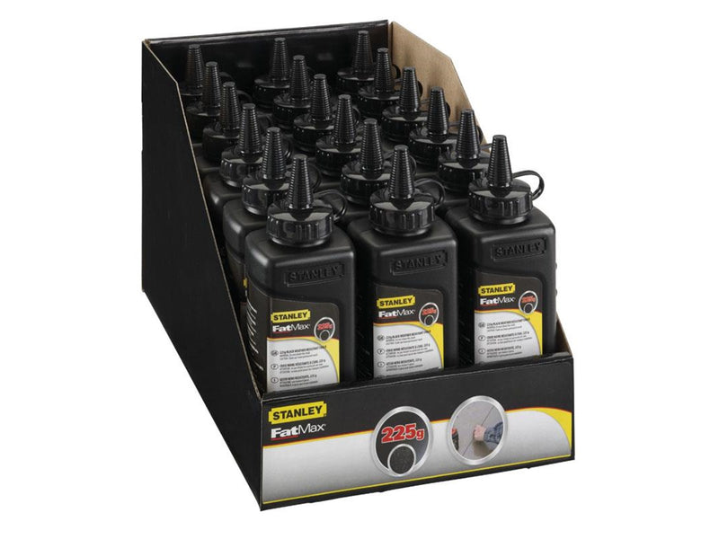 Stanley 9-47-822 Fatmax Black Marking Chalk 225g