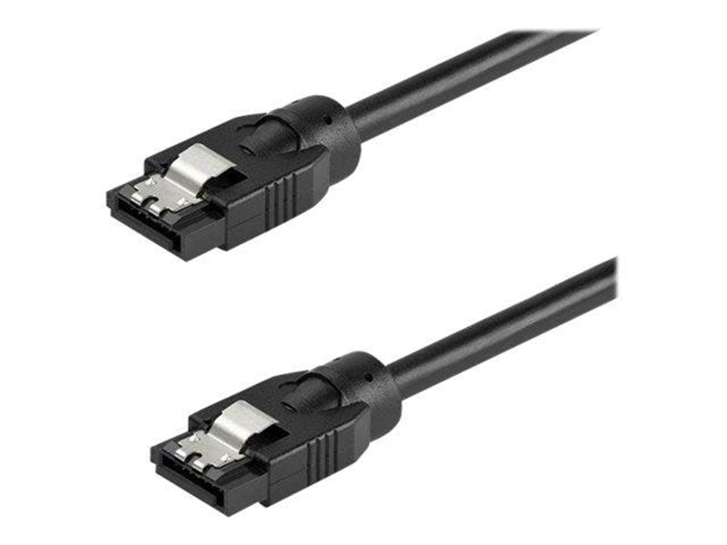 StarTech.com 0.3 m Round SATA Cable - Latching Connectors - 6Gbs SATA Cable - SATA cable - 30 cm