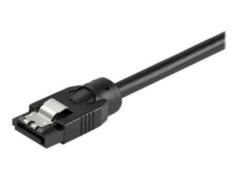 StarTech.com 0.3 m Round SATA Cable - Latching Connectors - 6Gbs SATA Cable - SATA cable - 30 cm