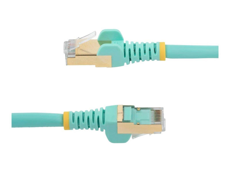 StarTech.com 0.5m Aqua Cat6a / Cat 6a Shielded Ethernet Patch Cable 0.5 m - patch cable - 50 cm - aqua - 0.5m