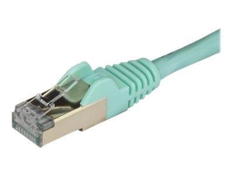 StarTech.com 0.5m Aqua Cat6a / Cat 6a Shielded Ethernet Patch Cable 0.5 m - patch cable - 50 cm - aqua - 0.5m