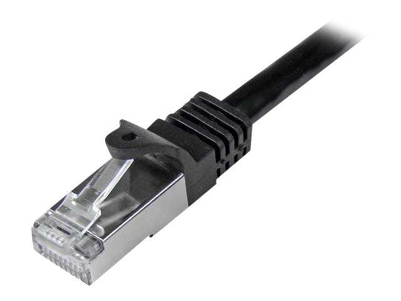 StarTech.com 0.5m Black Cat6 / Cat 6 Shielded (SFTP) Patch Cable 0.5 m - patchkabel - 50 cm - sort - Schwarz - 0.5m