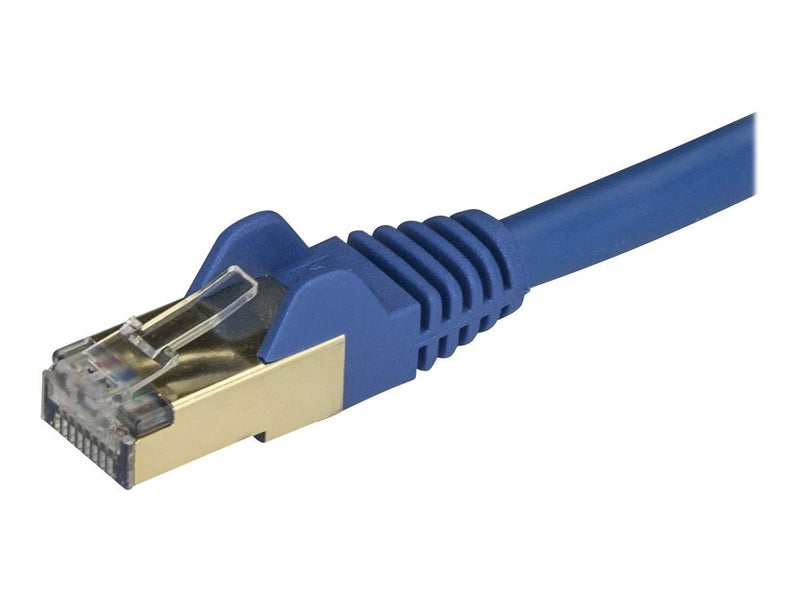 StarTech.com 0.5m Blue Cat6a / Cat 6a Shielded Ethernet Patch Cable 0.5 m - patch cable - 50 cm - blue - Blau - 0.5m