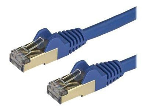 StarTech.com 0.5m Blue Cat6a / Cat 6a Shielded Ethernet Patch Cable 0.5 m - patch cable - 50 cm - blue - Blau - 0.5m