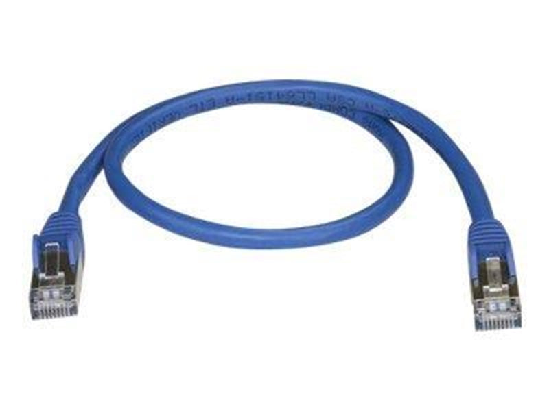 StarTech.com 0.5m Blue Cat6a / Cat 6a Shielded Ethernet Patch Cable 0.5 m - patch cable - 50 cm - blue - Blau - 0.5m