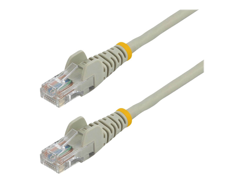 StarTech.com 0.5m Gray Cat5e / Cat 5 Snagless Ethernet Patch Cable 0.5 m - patch cable - 50 cm - grey - Grau - 0.5m