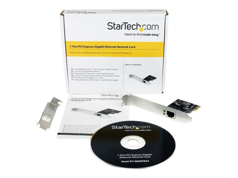 StarTech.com 1 Port PCI Express PCIe Gigabit Netzwerk Server Adapter NIC Card