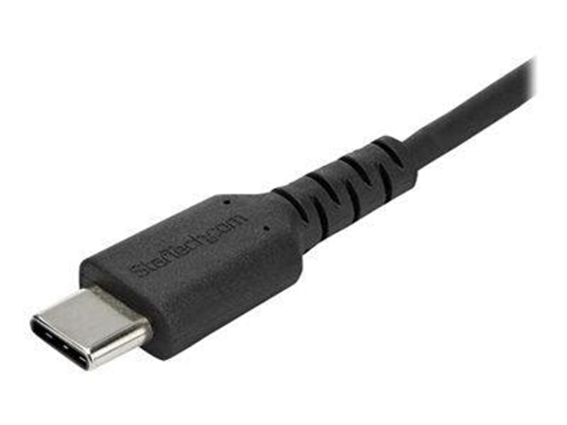 StarTech.com 1 m / 3.3ft. USB 2.0 to USB C Cable - Black - Aramid Fiber - USB-C cable - 1 m