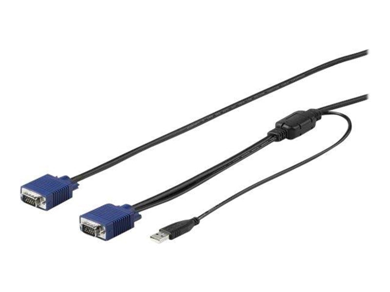 StarTech.com 10ft / 3m USB KVM Cable for Rackmount Consoles - VGA and USB - video / USB cable - 3 m