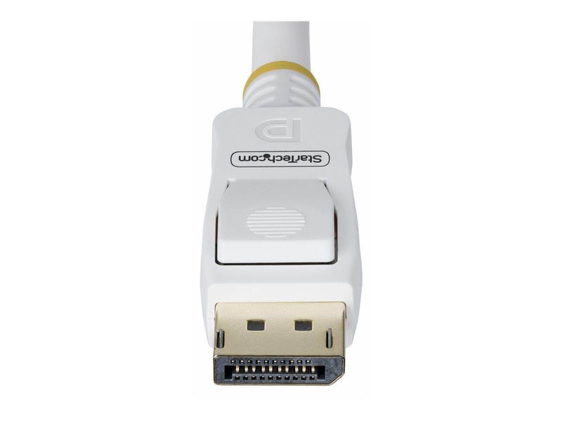 StarTech.com 10ft White VESA Certified DisplayPort 1.2 Cable with Latches - DisplayPort cable - DisplayPort to DisplayPort - 3 m