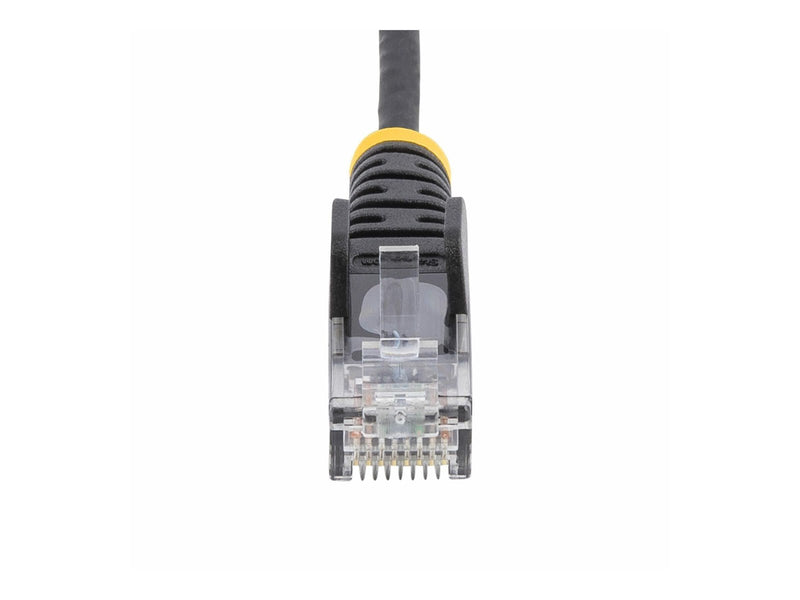 StarTech.com 10m Black Slim CAT6 Ethernet Cable Snagless 28AWG LSZH - patch cable - 10 m - black - Schwarz - 10m
