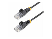 StarTech.com 10m Black Slim CAT6 Ethernet Cable Snagless 28AWG LSZH - patch cable - 10 m - black - Schwarz - 10m