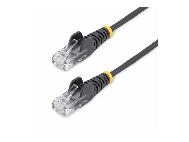 StarTech.com 10m Black Slim CAT6 Ethernet Cable Snagless 28AWG LSZH - patch cable - 10 m - black - Schwarz - 10m