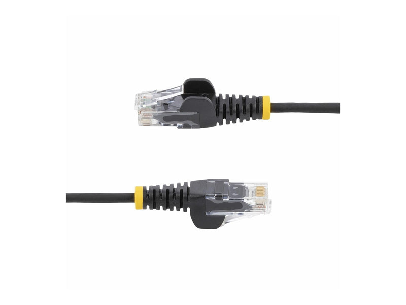 StarTech.com 10m Black Slim CAT6 Ethernet Cable Snagless 28AWG LSZH - patch cable - 10 m - black - Schwarz - 10m